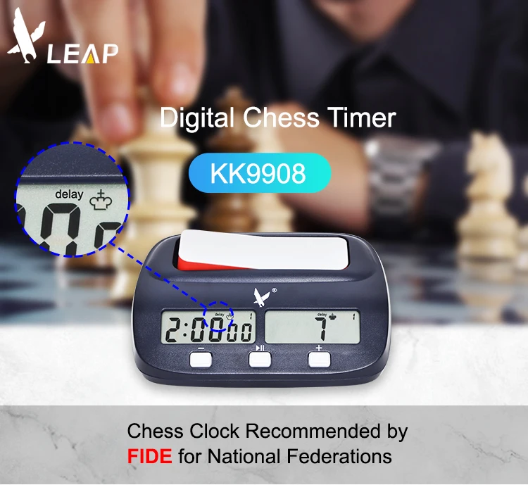 Relógio de xadrez digital LEAP KK9908
