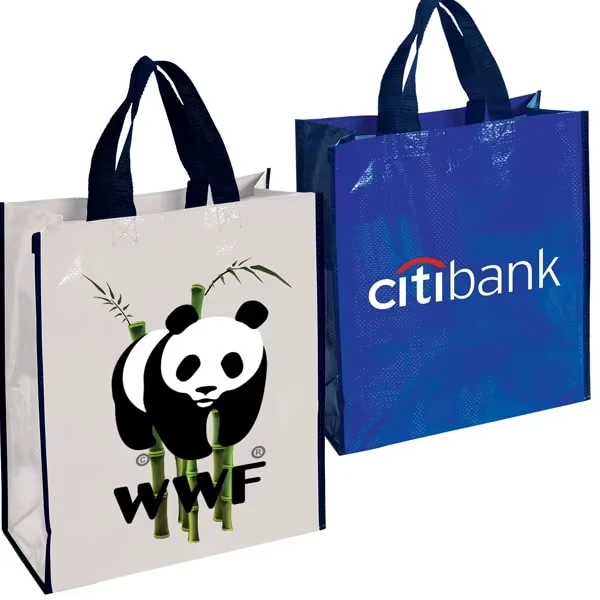 Custom Eco-Friendly PP Woven Bag Supplier's Laminated Polypropylene Woven Bags with Film Cover