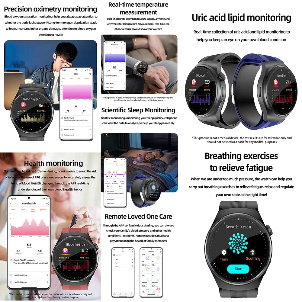 S28 Health Smartwatch Accurate Blood Pressure Monitor