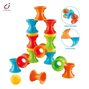 Chengji Stack High Puzzle Building Block Toy Children Early Educational Parent-child Interactive Puzzle Stacking Cup