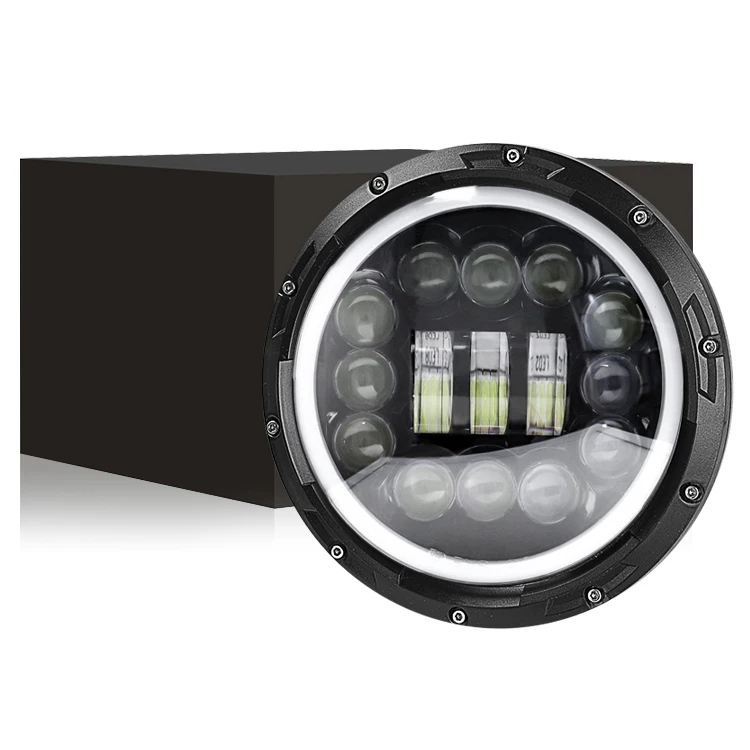 JK　ラングラー　ヘッドライト　7インチ　60W LED Amazon.co.jp: Motikvans ラングラー ヘッドライト 7インチ led