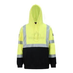 100% Cotton Reflective Work Clothing Flame Retardant  Safety Hoodie