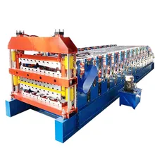 High Quality Ibr Corrugated Tile Sheet Three Layer Trapezoidal Roof Tile Making Machine Roll Forming Machinery