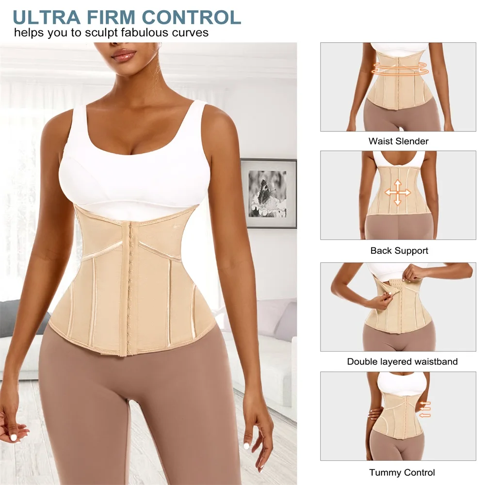 Custom Wrap Coset Waist Shaper Trainer Belt Women Body Waist Cinchers Lady Firm Tummy Control Shapewear for Women factory