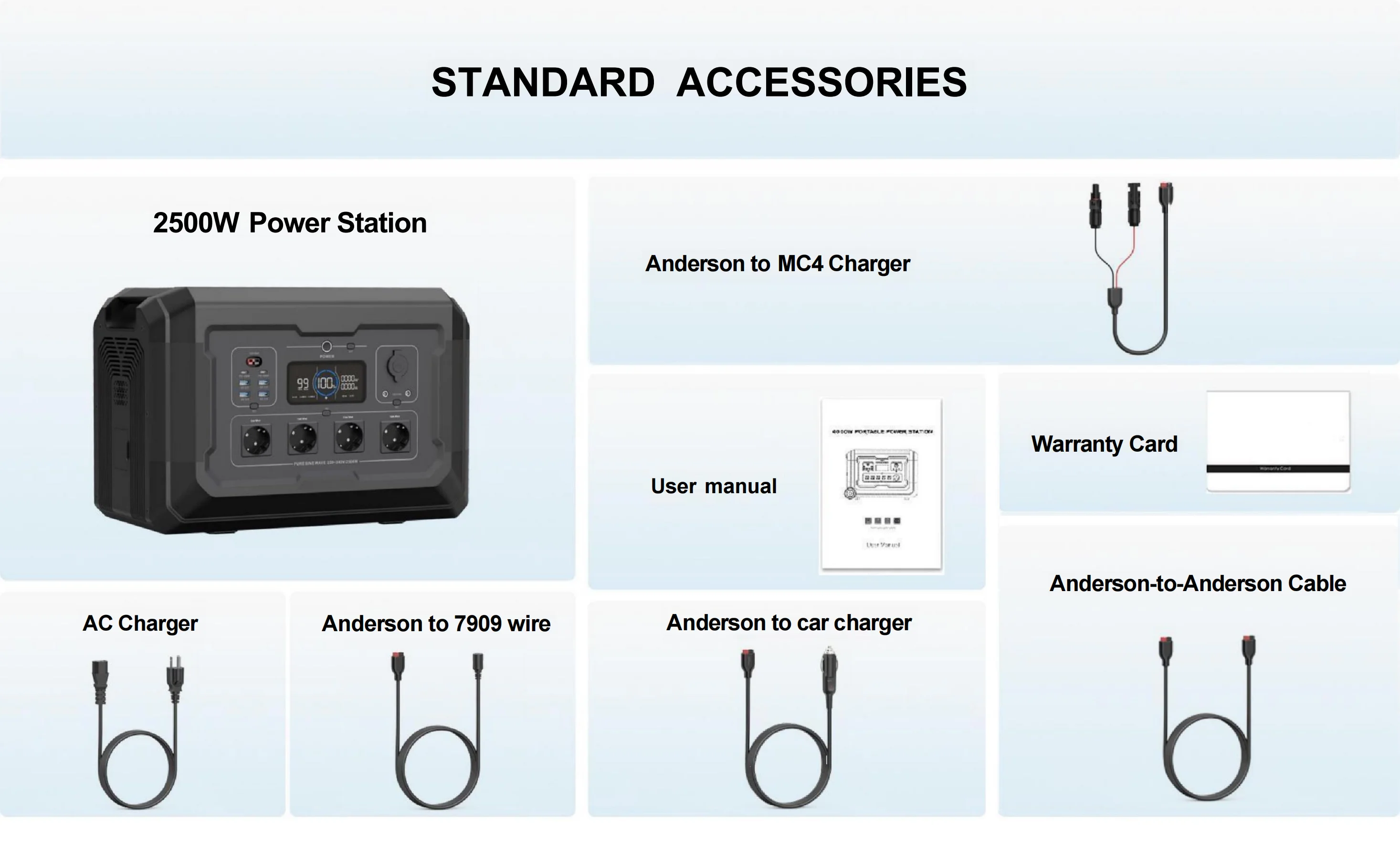 product 2048wh outdoor solar generator portable power station for camping 2500w solar energy system-34