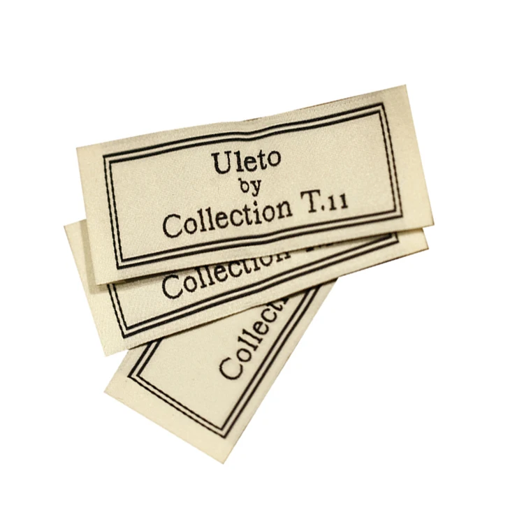 High Quality Custom Logo Luxury High Density Woven Label