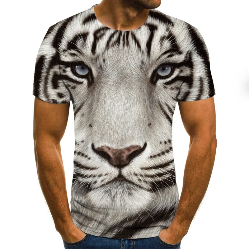 3D Tiger Print T-Shirt For Men – 41Sales