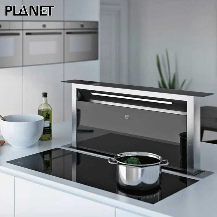 Grenada Custom Experience Handless Smart Kitchen Cabinet Modern Automatic Open Way Italian Kitchen Cabinet Cream White