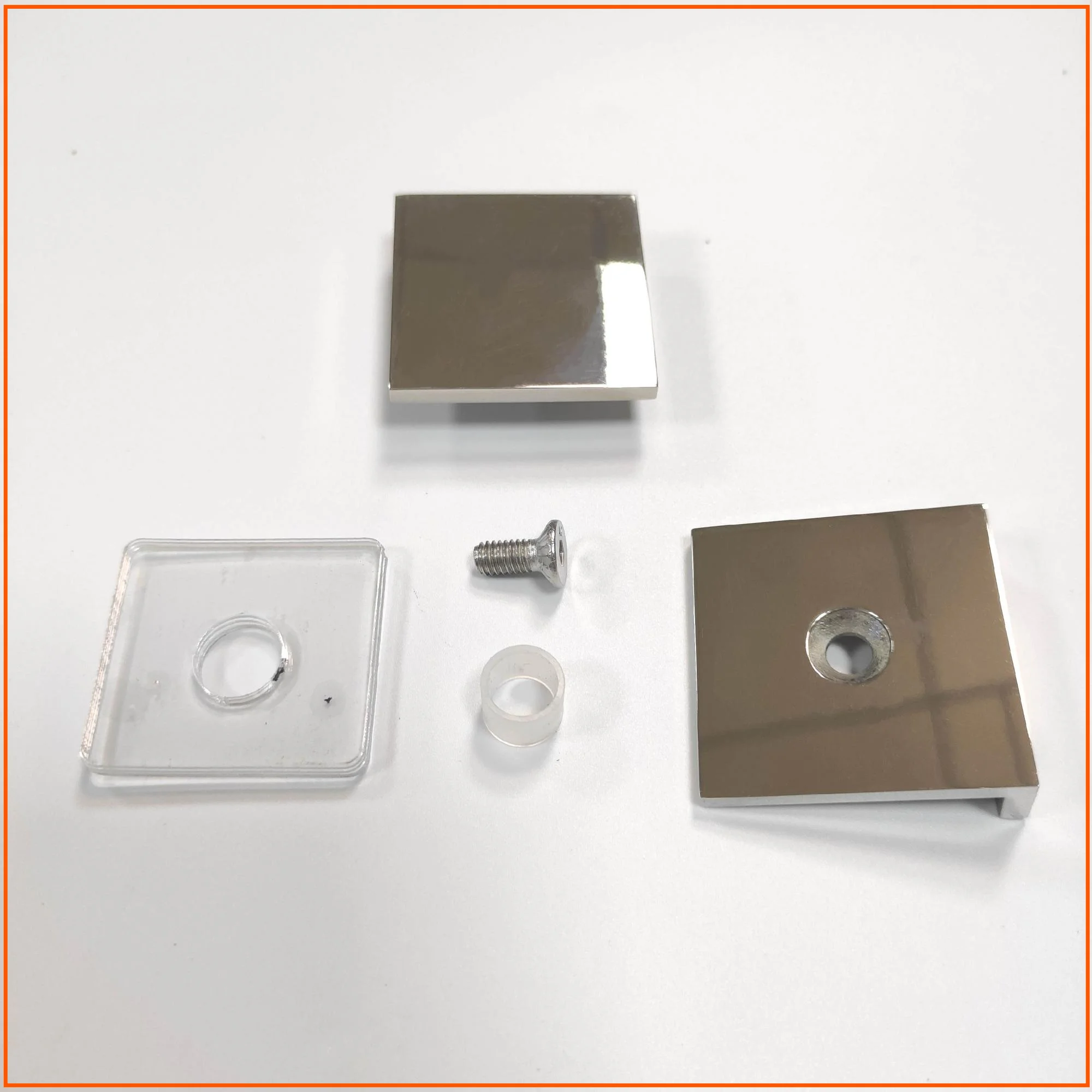 Stainless Steel Glass Door Holder Brass Clip 0 Degree Shower Room Glass ...