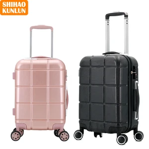 Luggage Factory Hot Selling Fashion Zipper Travel Suitcase Luggage with 360-degree Mute Universal Wheel