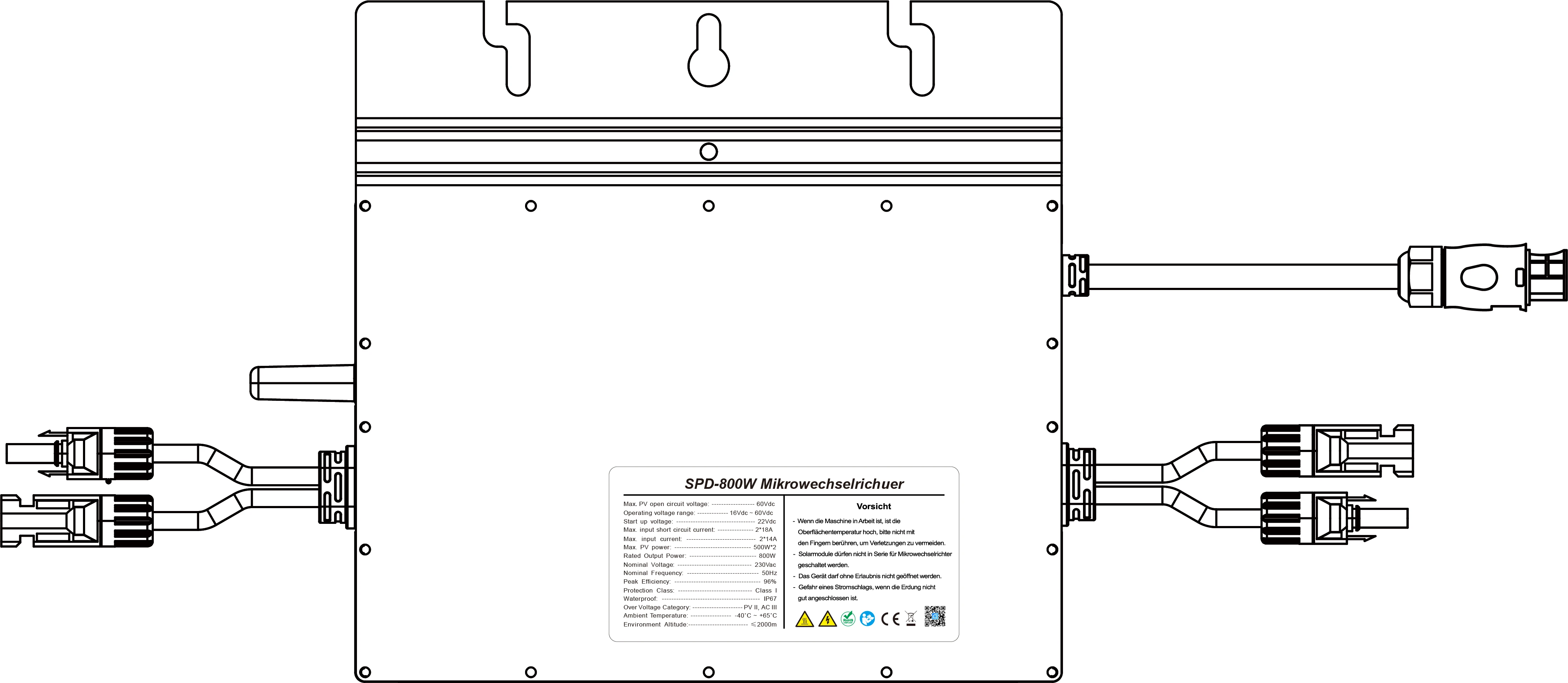 HP Home Use Power Micro Inverter Hybrid Off-Grid Single Phase WiFi MPPT 60Hz AC Energy System Grid Tie Feature for Balcony Solar supplier