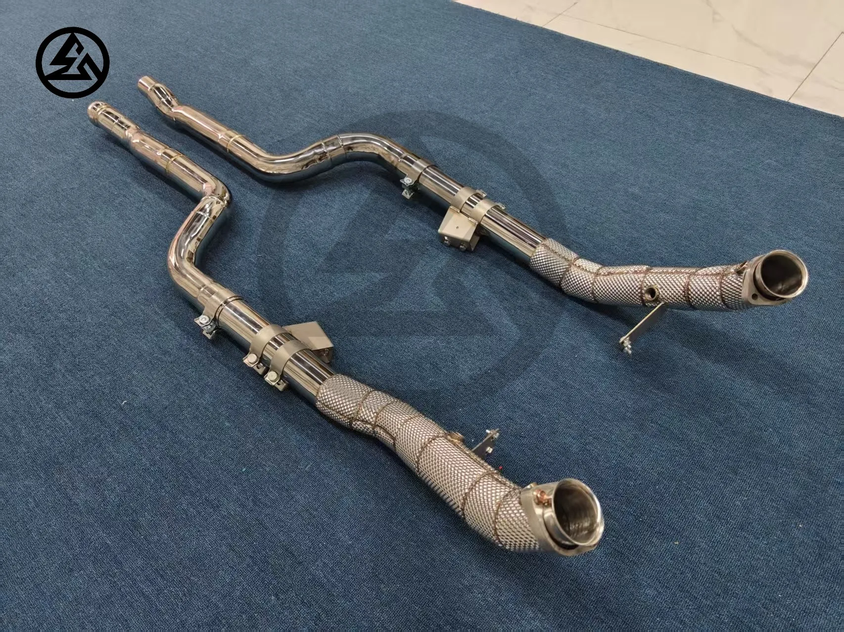 CSZ for Mercedes-Benz CLS550 W218 Biturbo M278 4.7T 2012-2018 Free Flow Exhaust Downpipe Straight Pipe