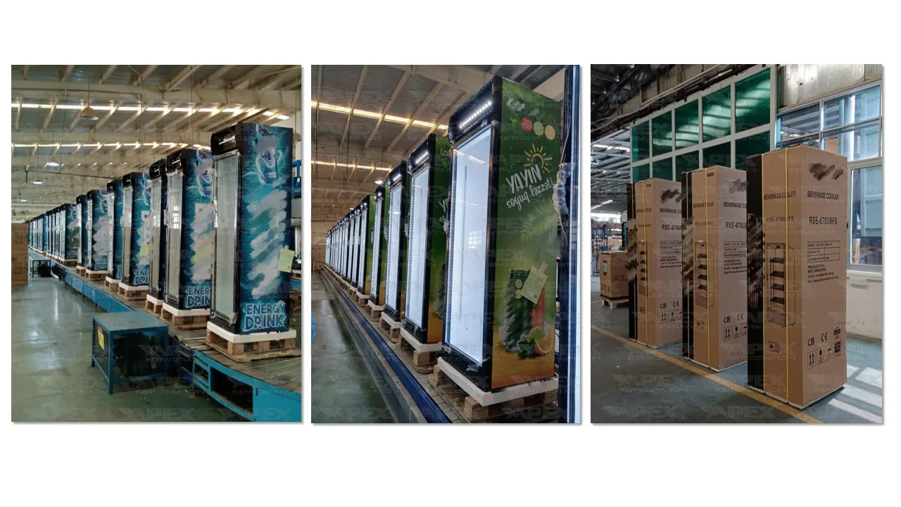 Apex Display Fridge Commercial Energy Drink Beverage Beer Cooler