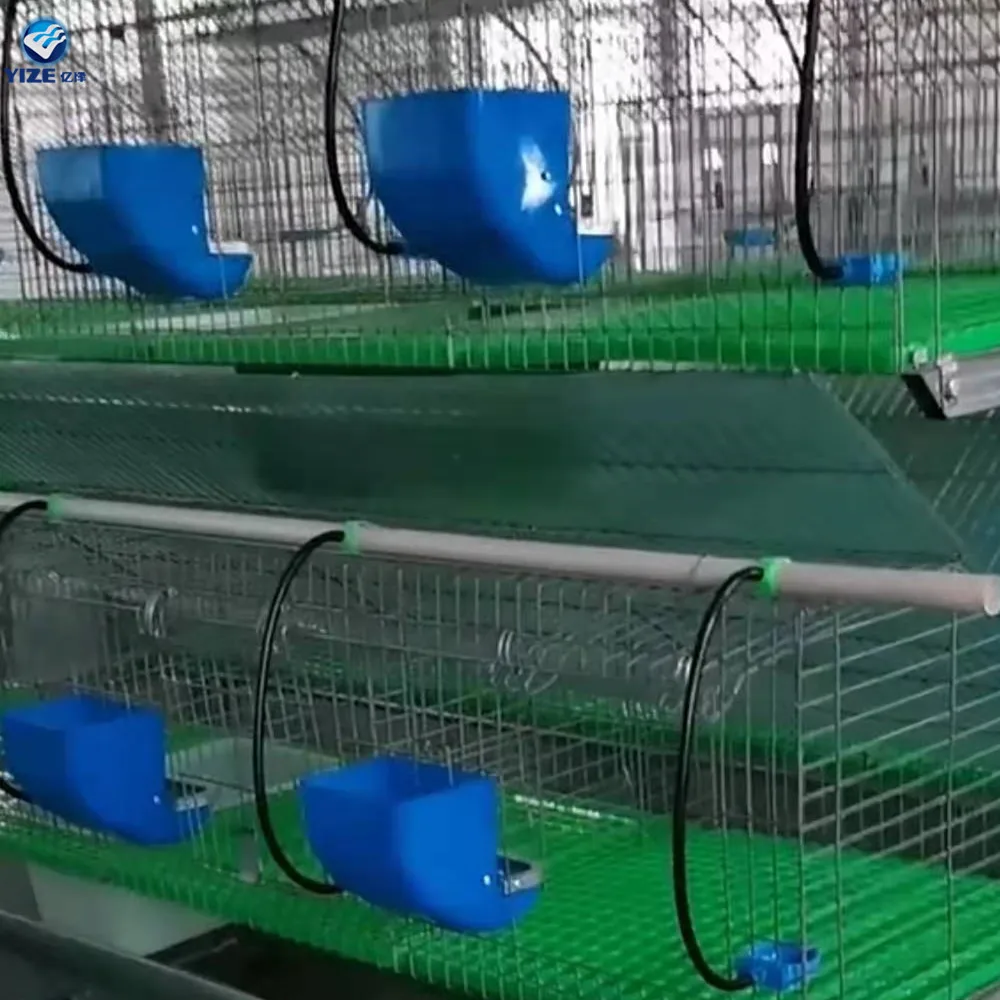 Hot Sell Cheap Rabbit Cages With Plastic Trays /two Story Rabbit Cages
