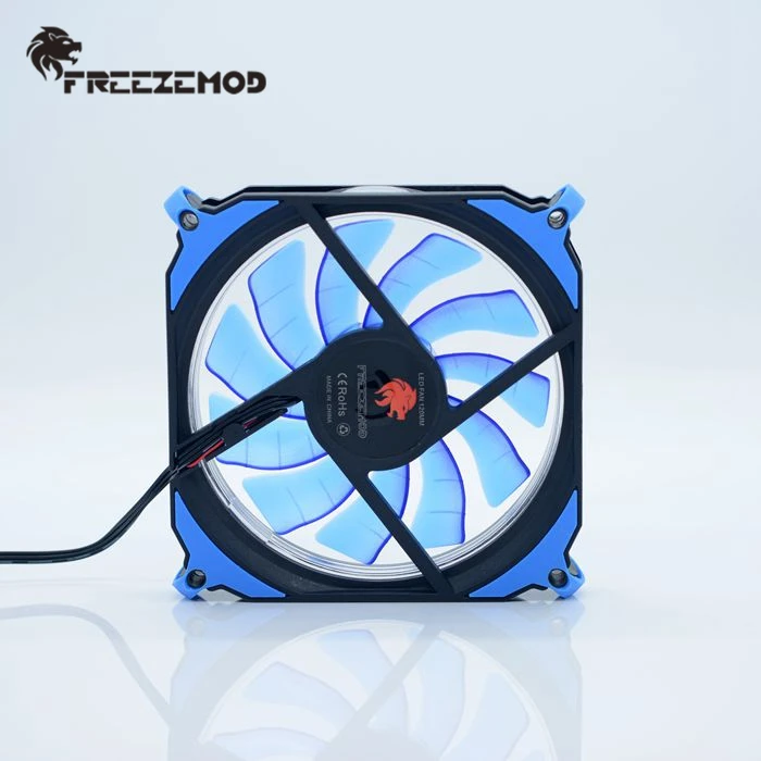 Freezemod 120 мм светодиодный вентилятор для компьютера DC 12V 4П + 3pin 50CFM кулер вентилятор корпуса ПК. FAN-RS12