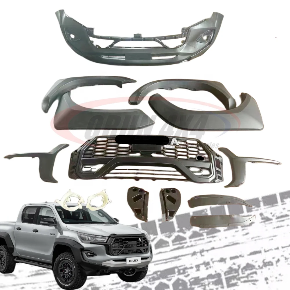 New G Style Hilux Body Kit Bodykit 2020 2021 2022 2023 Upgrade To Hilux