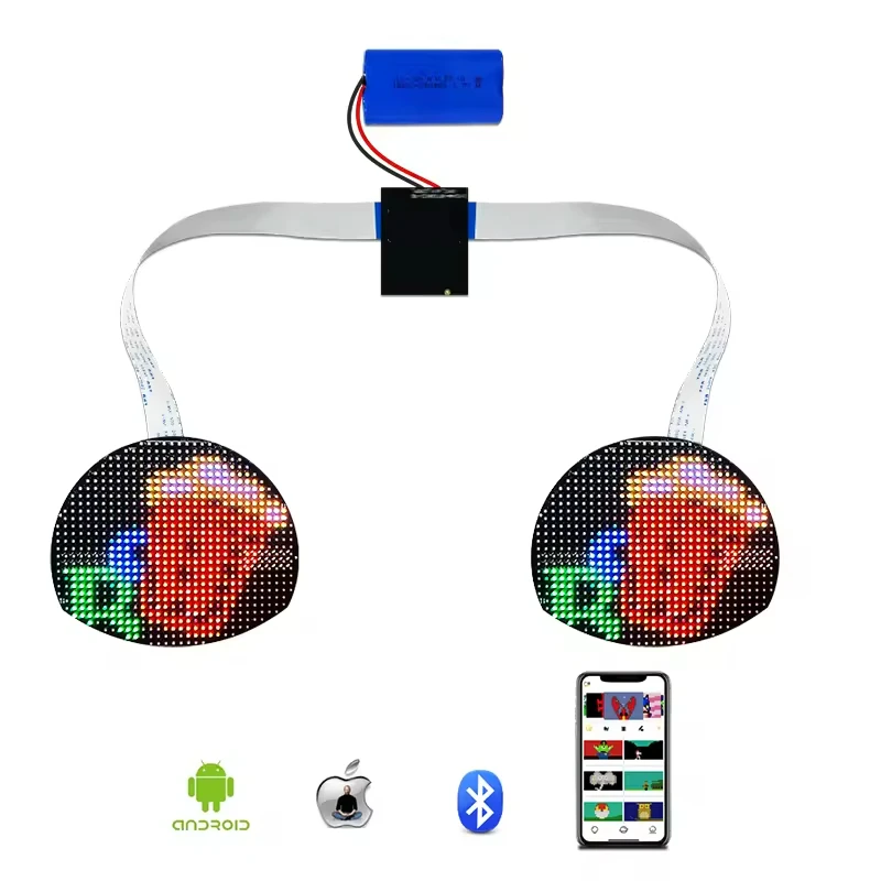 Private Custom Eagle Eye Led Light App Edit Programmable Eye Animations Light  Automobile Headlights Led Display