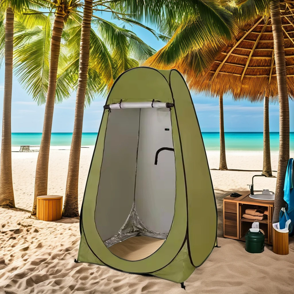 Portable Outdoor Privacy Tent Waterproof Pop-Up Camp Toilet Changing Room Pod Rain Shelter Inflatable Sauna Tent Portable