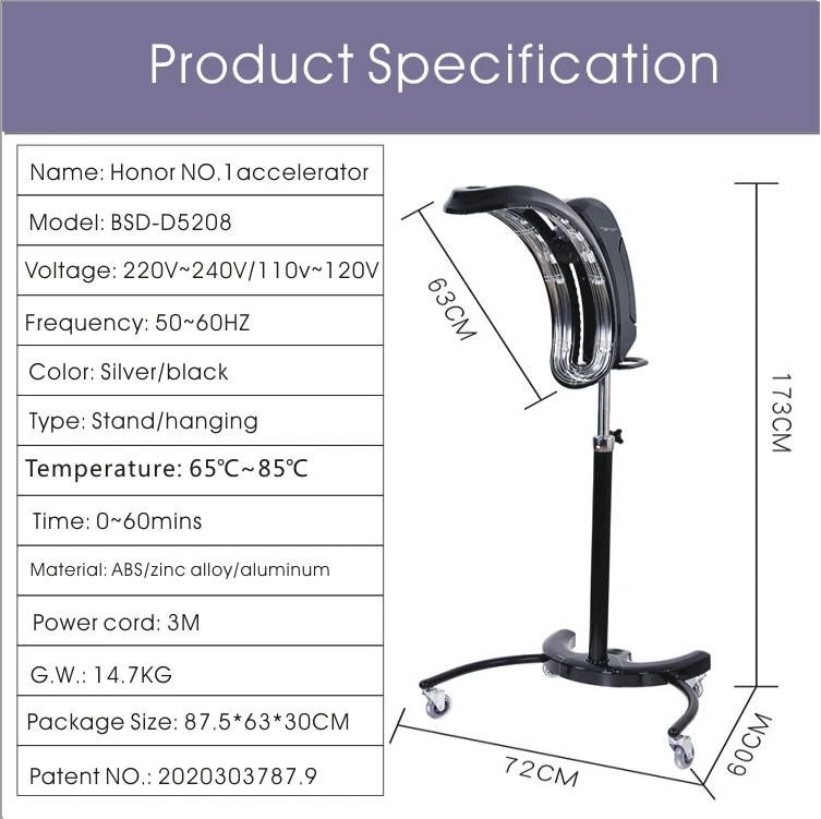 Hair Processor And Accelerator Color Processor Used In Salon Equipment