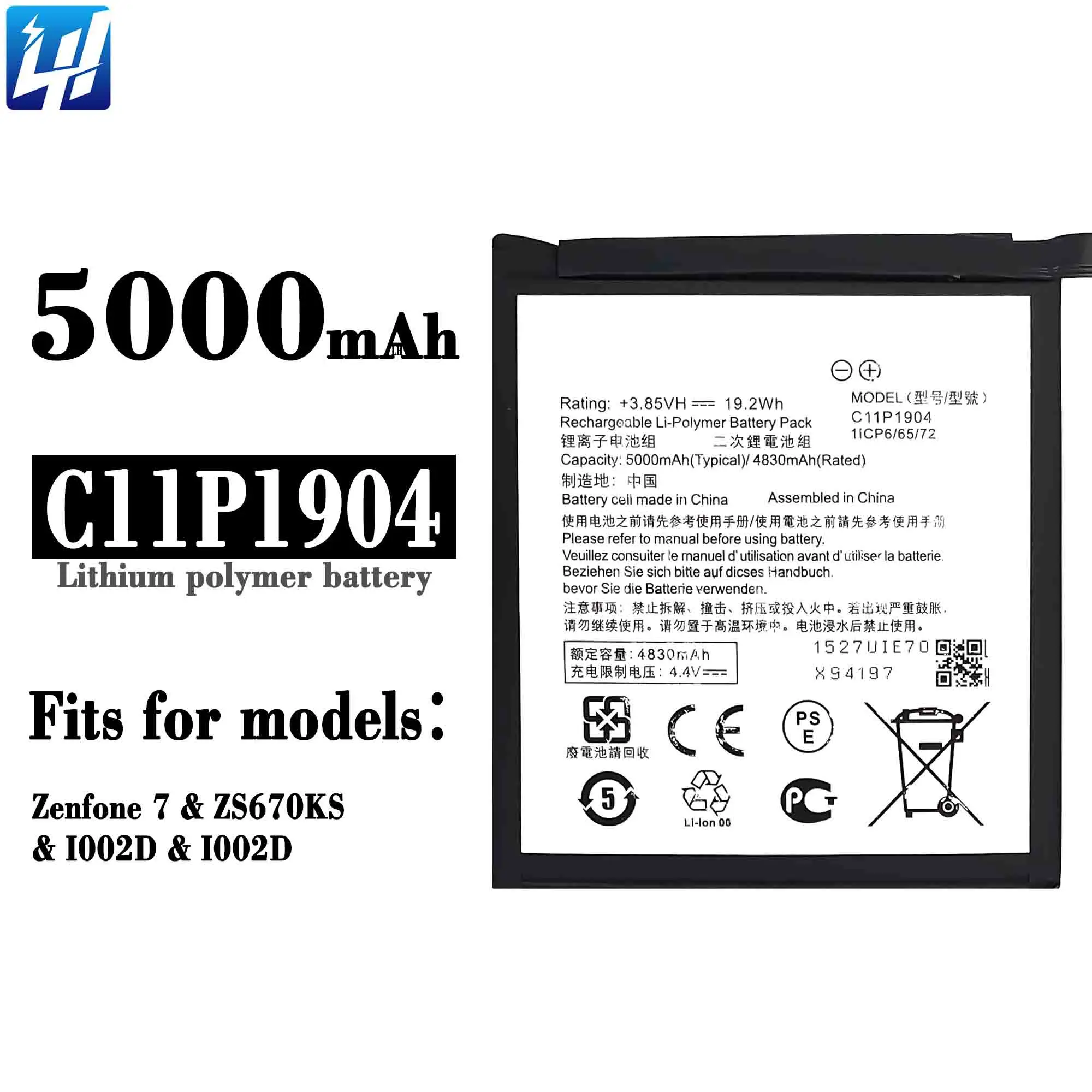 C11P1904 ZS670KS I002D Zenfone 8 FLIP ZS672KS I004D cep telefonu