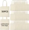 Beige canvas bag10pcs