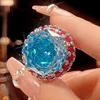 Navy blue ring-Open Size