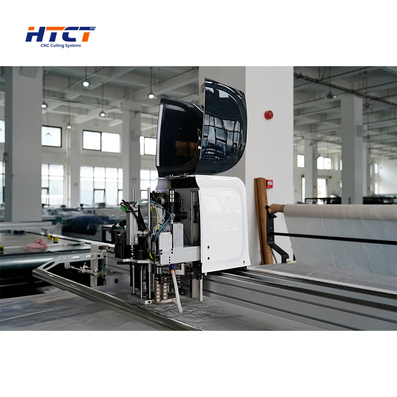 Eastman Automatic High-Layer Ply Calico Fabric Clothes Cutting Machine Multi-Yarn Textile Cutter PLC Engine Motor-for Quilting