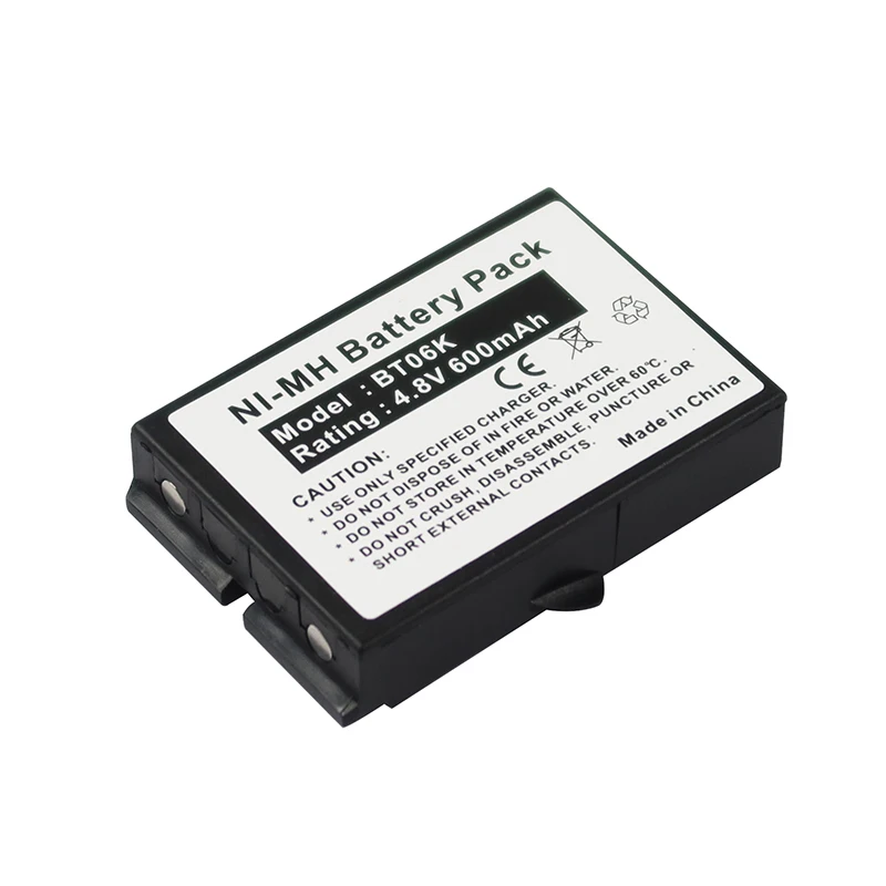 Batteria Vhbw Per Danfoss BT06K, 2303692, 600mAh 4.8V NiMH, Per Radiocomandi Industriali, Con Copribatteria