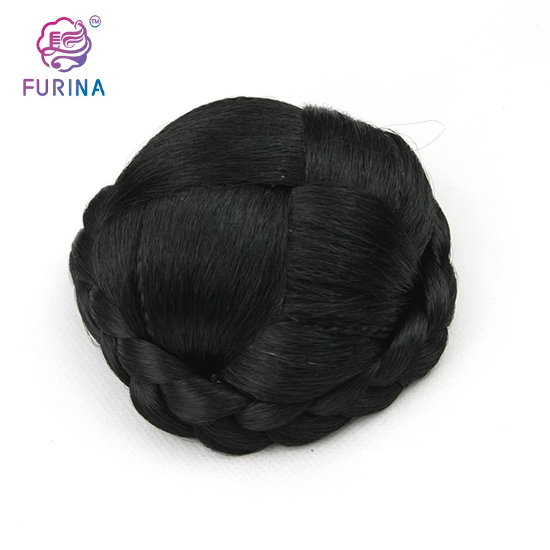Cheap Manufacture Price Hair Buns Small Fashion Design Donut Bun for Bride Synthetic