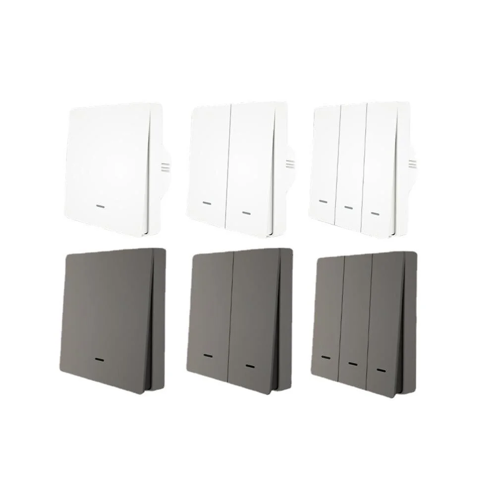 Tuya-Zigbee-intelligenter Schalter mit Sprachsteuerung, Einzel-Tastschalter, einphasig anschließbar, universell für Smart-Home-Anwendungen, automatische Steuerung