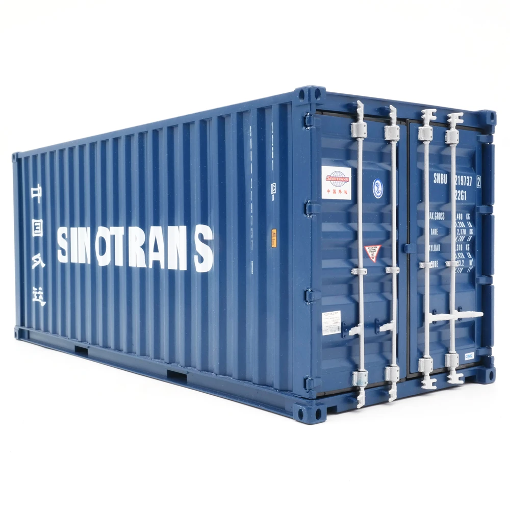 【A】30cm 1:20 Sinotrans line container model shipping container scale model O.A.S ship model