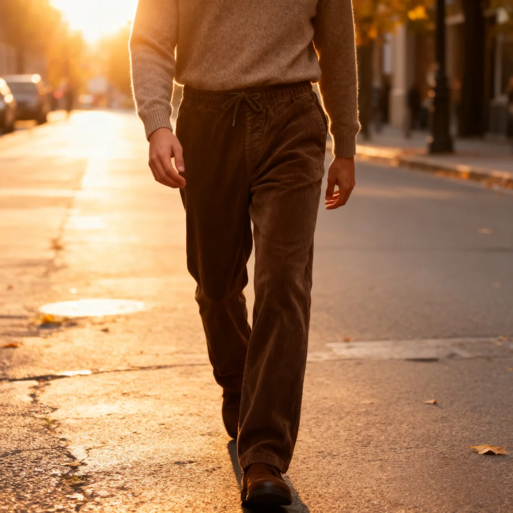Chinos pour hommes, coupe slim, devant plat, extensibles, ajustés vers le bas, pantalons habillés confortables et décontractés, unis
