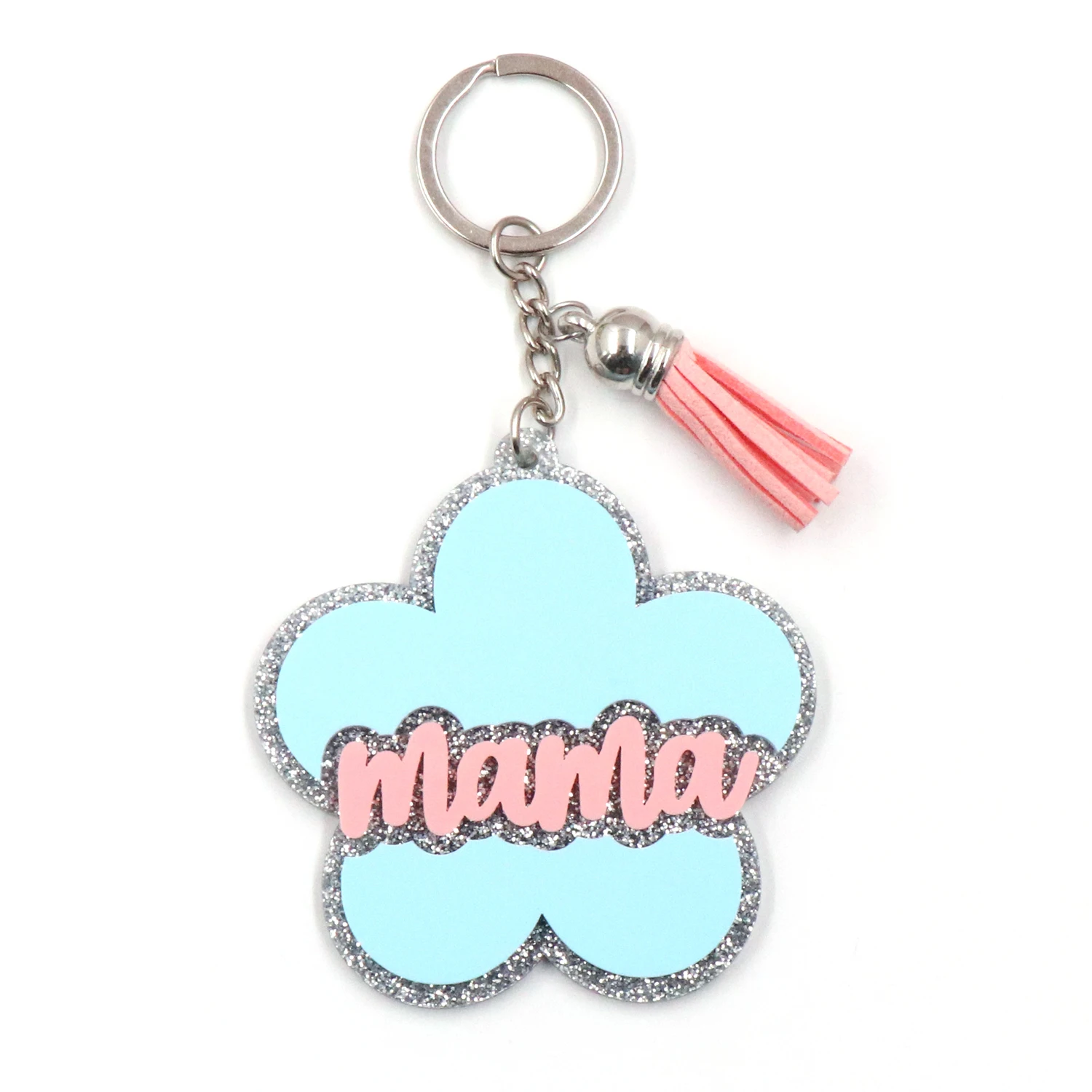 KH1284 Mom's Series 2024 Latest Acrylic Keychain Cute Unisex Drop Earrings for Wedding Party Engagement Anniversary Gift