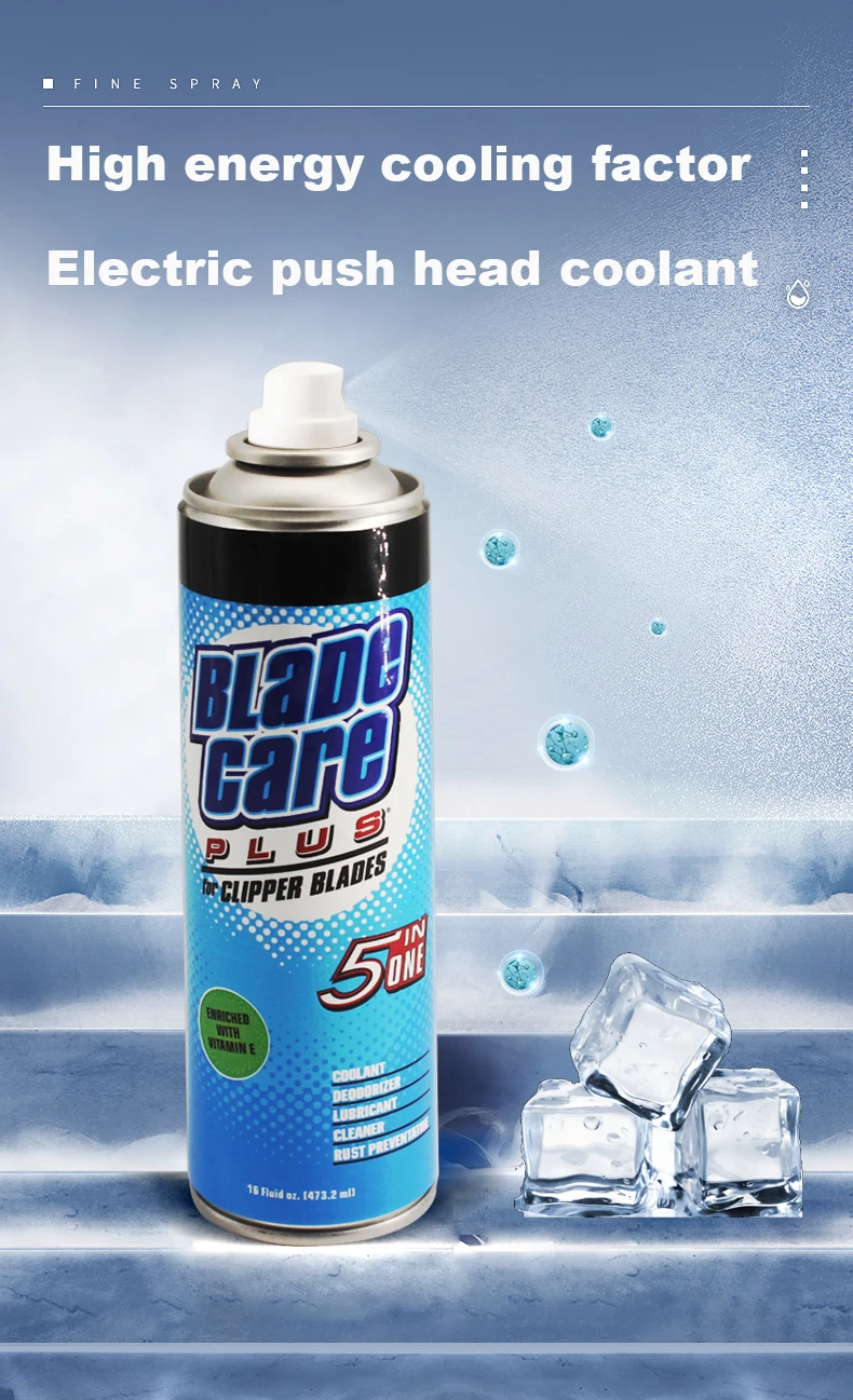 5 In 1 Hair Clipper Blade Cooling Spray For Professional Hair Trimmer