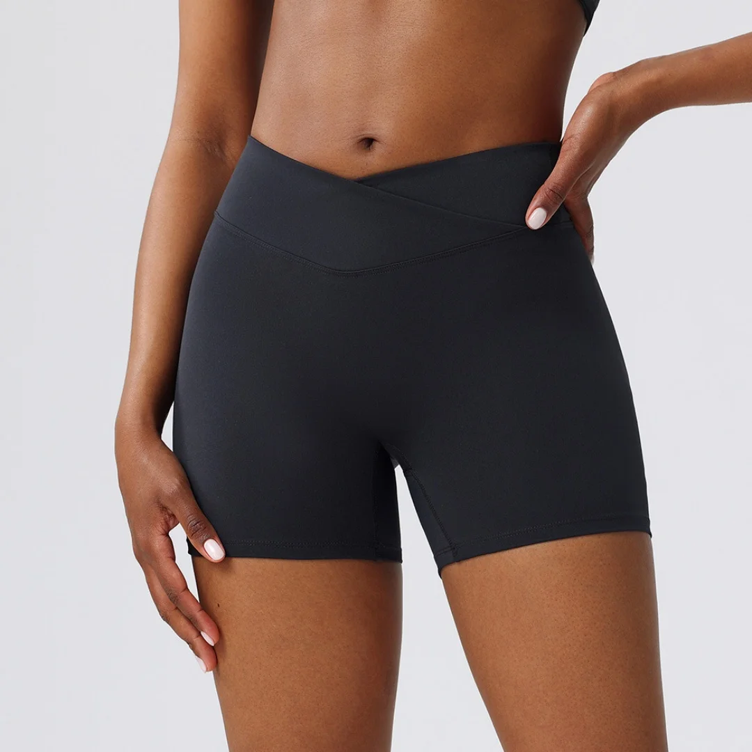 Universal Women Short Sports Shorts Soft High Elastic Breathable Cooling Four Seasons Fitness Shorts