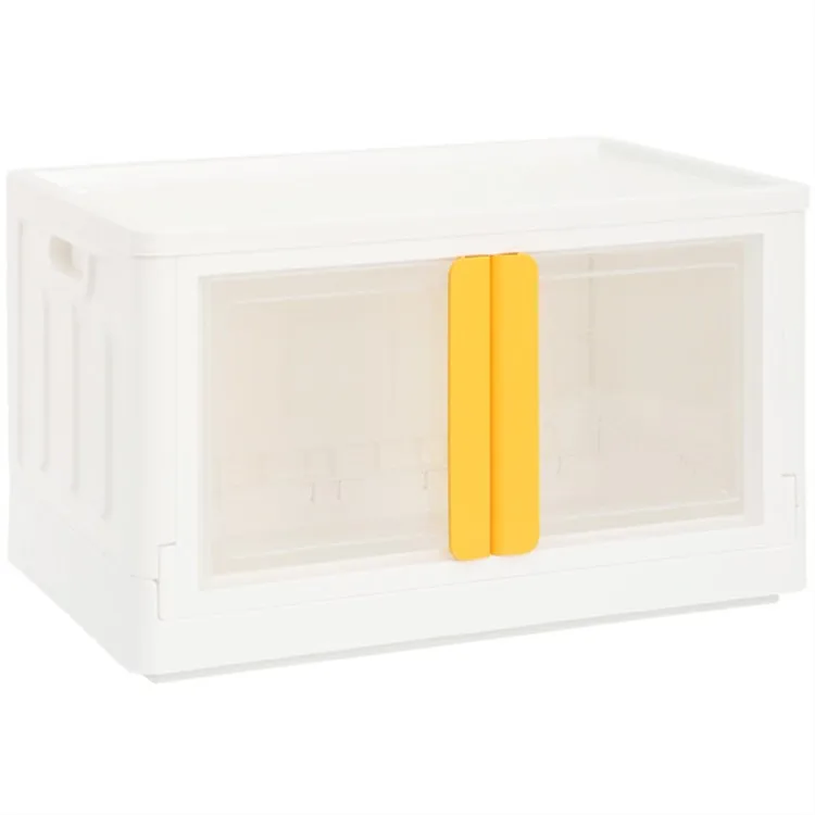 Daily necessities Children's snacks toys clothing storage box PP Plastic Double-door folding storage box400120