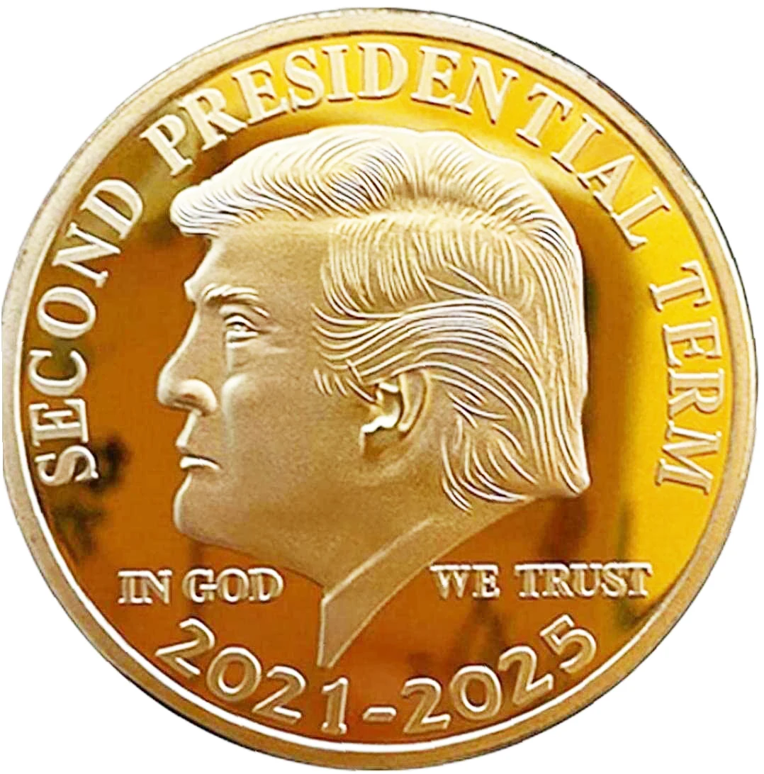 トランプコイン 2021-2025 GOLD COINトランプ大統領コイン www