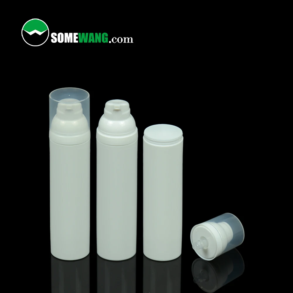 SOMEWANG 35ml 50ml 75ml 100ml Cosmetic Plastic Pump Vacuum Cream Lotion Bottle Empty Lotion Airless Bottle