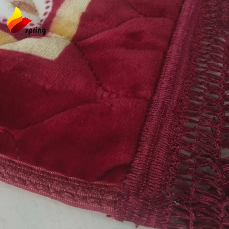 Дешевый индивидуальный интерактивный складной ковер роскошный исламский портативный мусульманский умный молитвенный коврик подарок