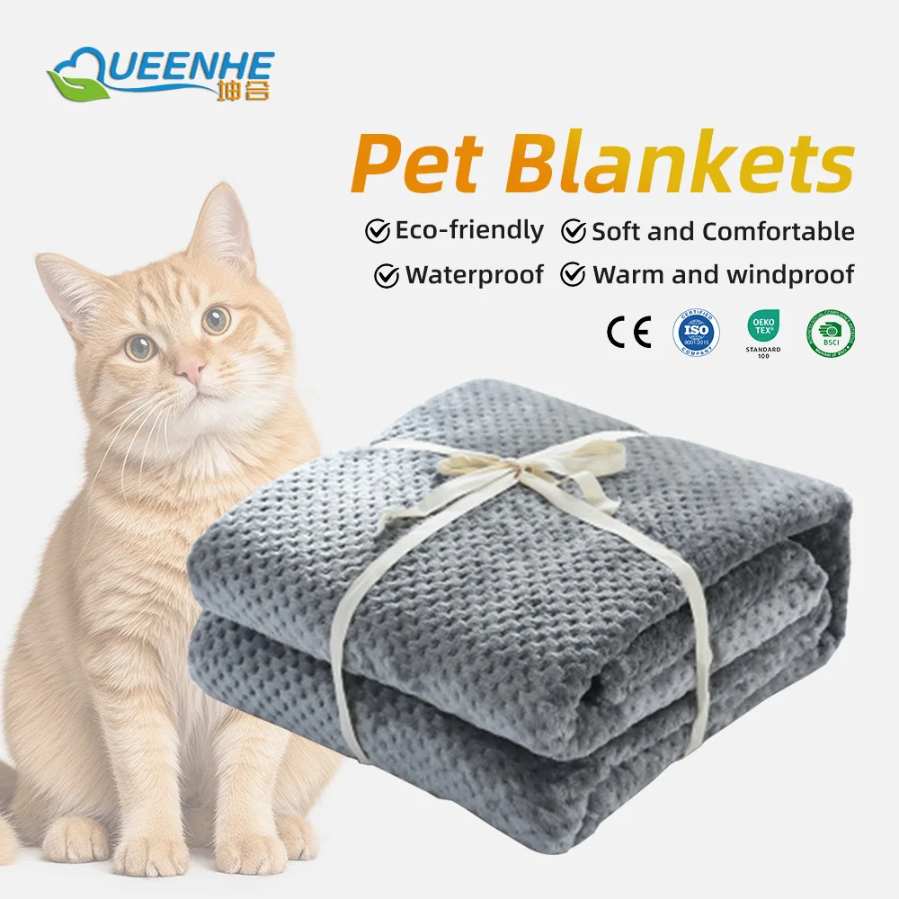 Wholesale Cat Dog Sleeping Cheap Blanket Factory Direct Comfortable Pe - product detail 1