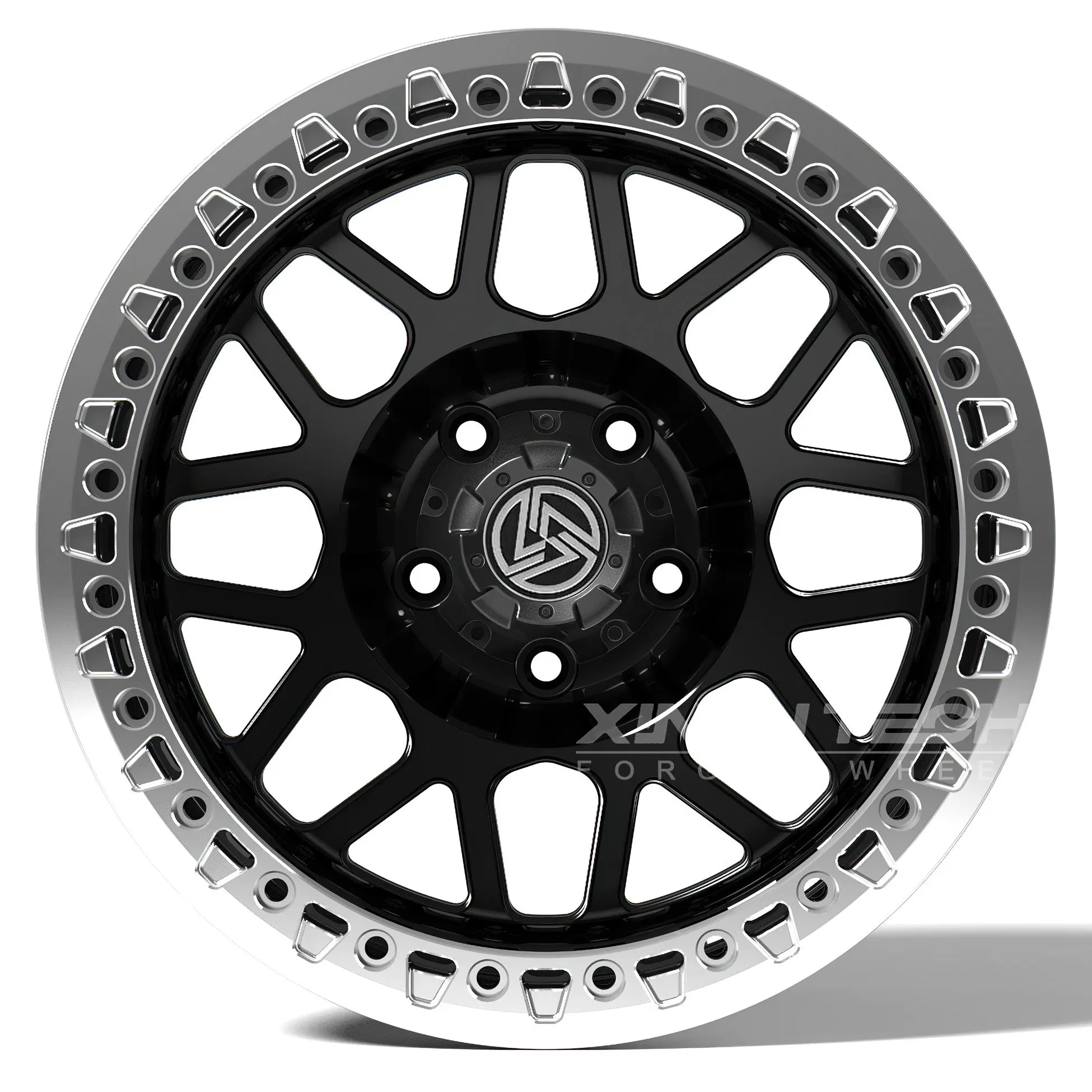 XL Custom Offroad Forged Beadlock Rims 17-24 Inch 8x165.1 8x170 Fit Ram 2500 3500 Ford Super Duty Heavy Duty Truck Wheels - Image 6