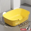Cuenco para gatos todo en uno amarillo limón