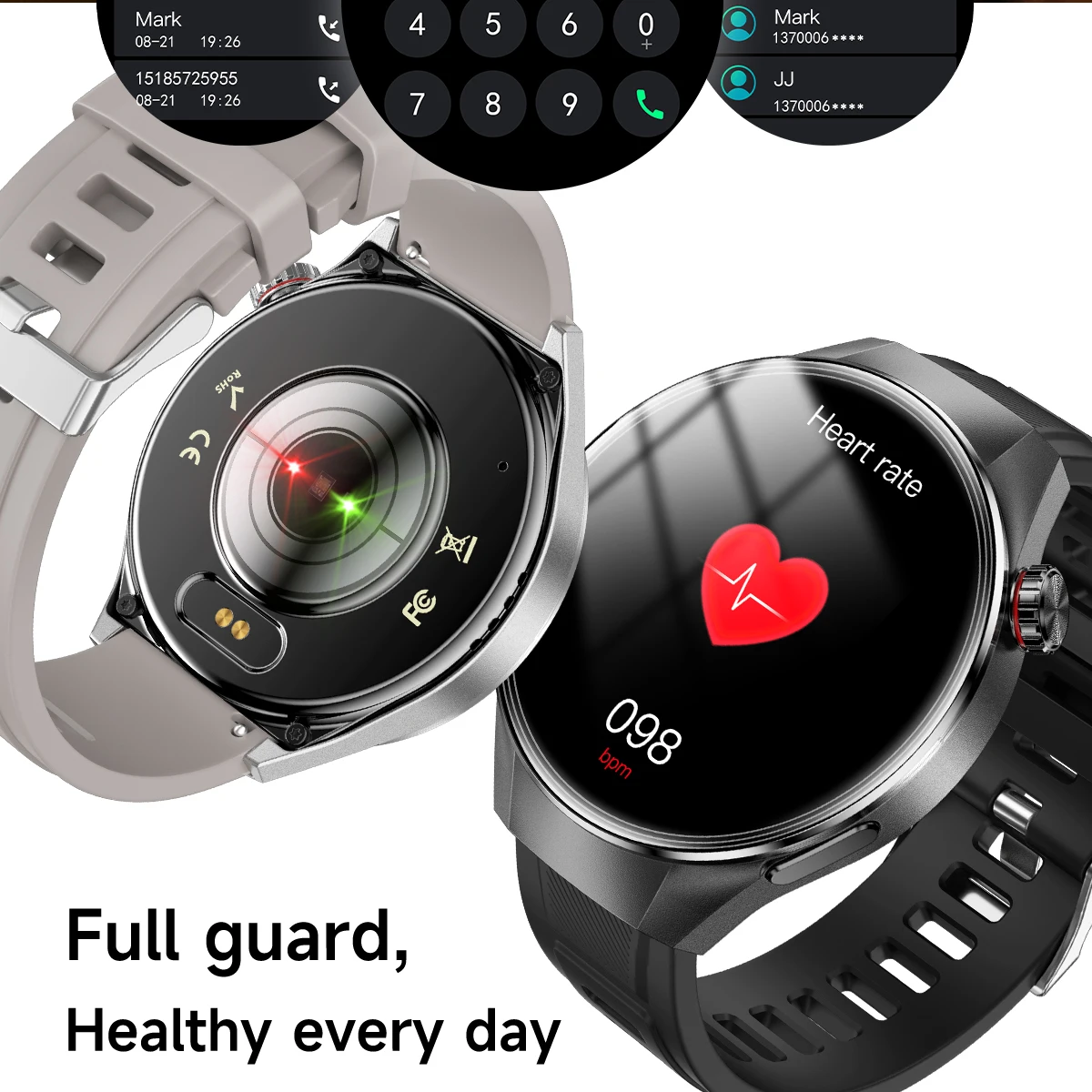  G5PLUS Smart Watch 2026 1.75 Inch AMOLED Heart Rate BT Calling Voice Assistant GPS Compass Outdoor Smart Watch for Men