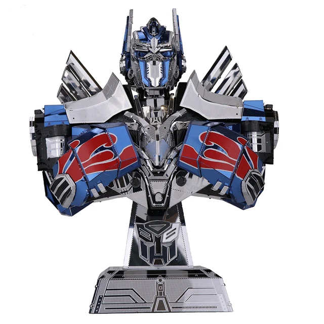 Yolopark Transformers Toys 3D Metal Puzzle Toys Cartoon Action Figures MU Metal Model Kits Robots Building Hobbies Collectables