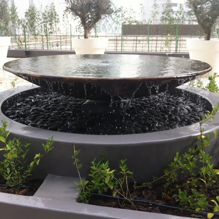 Modern Outdoor Cheap Metal Simple Fountain Bronze Bowl Water Fountain