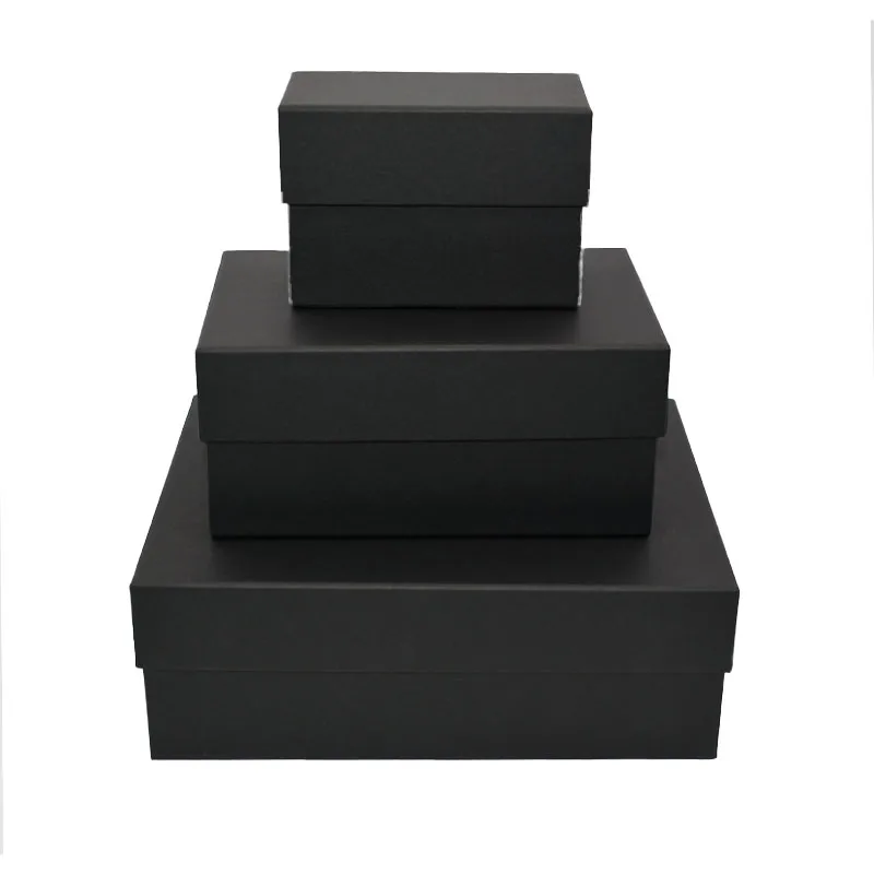 ISO9001 Luxury Chocolate Brown Gift Wrap Paper Box New Design Custom Logo Plate Printing Rigid Cardboard Package Embossing manufacture