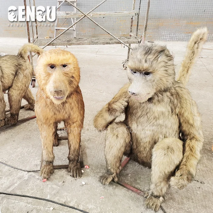 Realistic Animatronic Animals Handmade Monkey Models