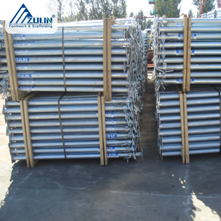 ZULIN Traditional Aluminium Construction Formwork Galvanized Light Ladder Scaffold Pipe SGS Certified Various Sizes Thicknesses