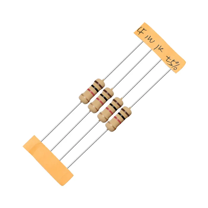 Electronic Passive Components Fixed Carbon Film Resistors Functional Yellow Paint Resistor Buy