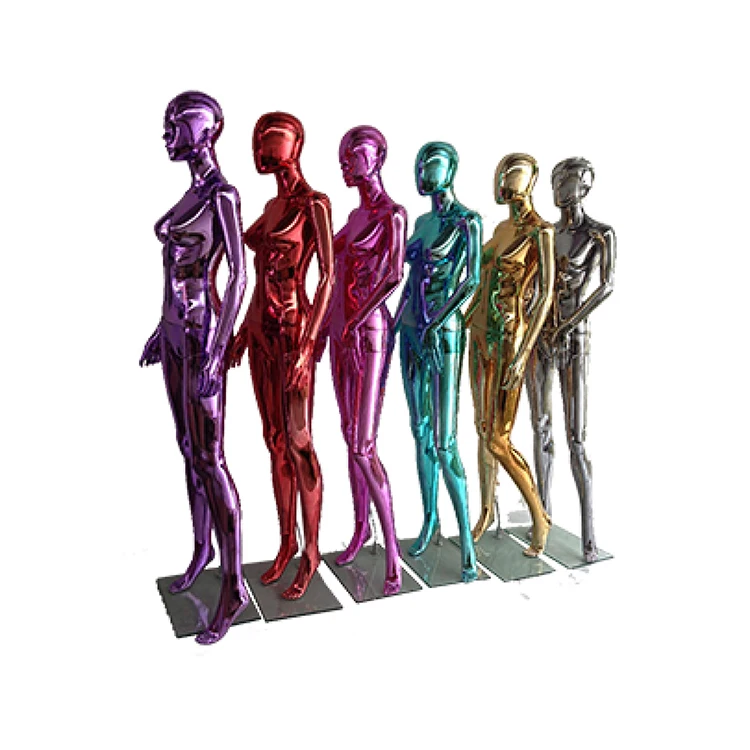 Eurohandisplay Woman, DF-6DMT Bust Beautiful Abstract White Matt Lacquered Mannequin Electroplating Head Wooden Hands New Male Female (Woman, DF-6DMT